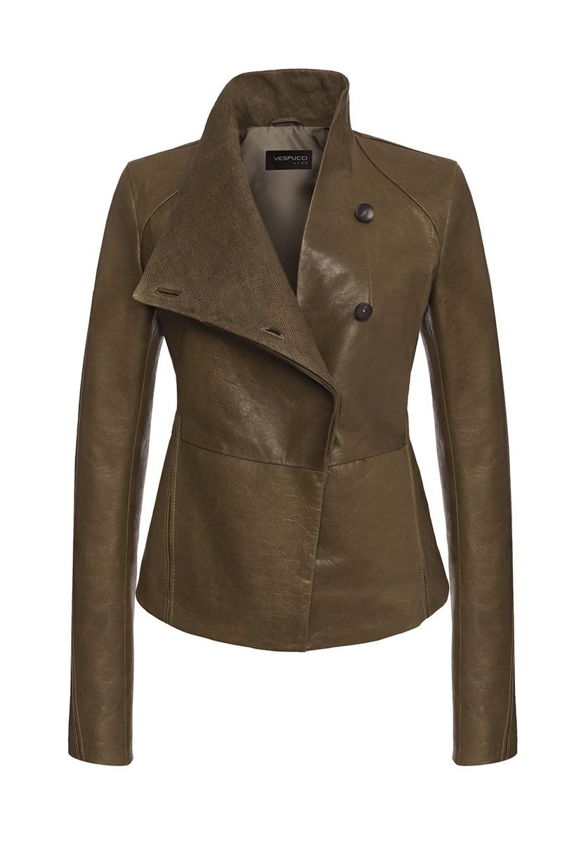 Vespucci by VSP LUNA - Leren jas - tobacco/bruin - Zalando.nl
