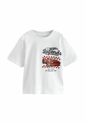 REGULAR FIT - HOT WHEELS - Printtipaita - white