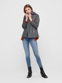 ONLY ONLNEWSEDONA LIGHT SHORT JACKET  - Nyári dzseki - dark grey melange