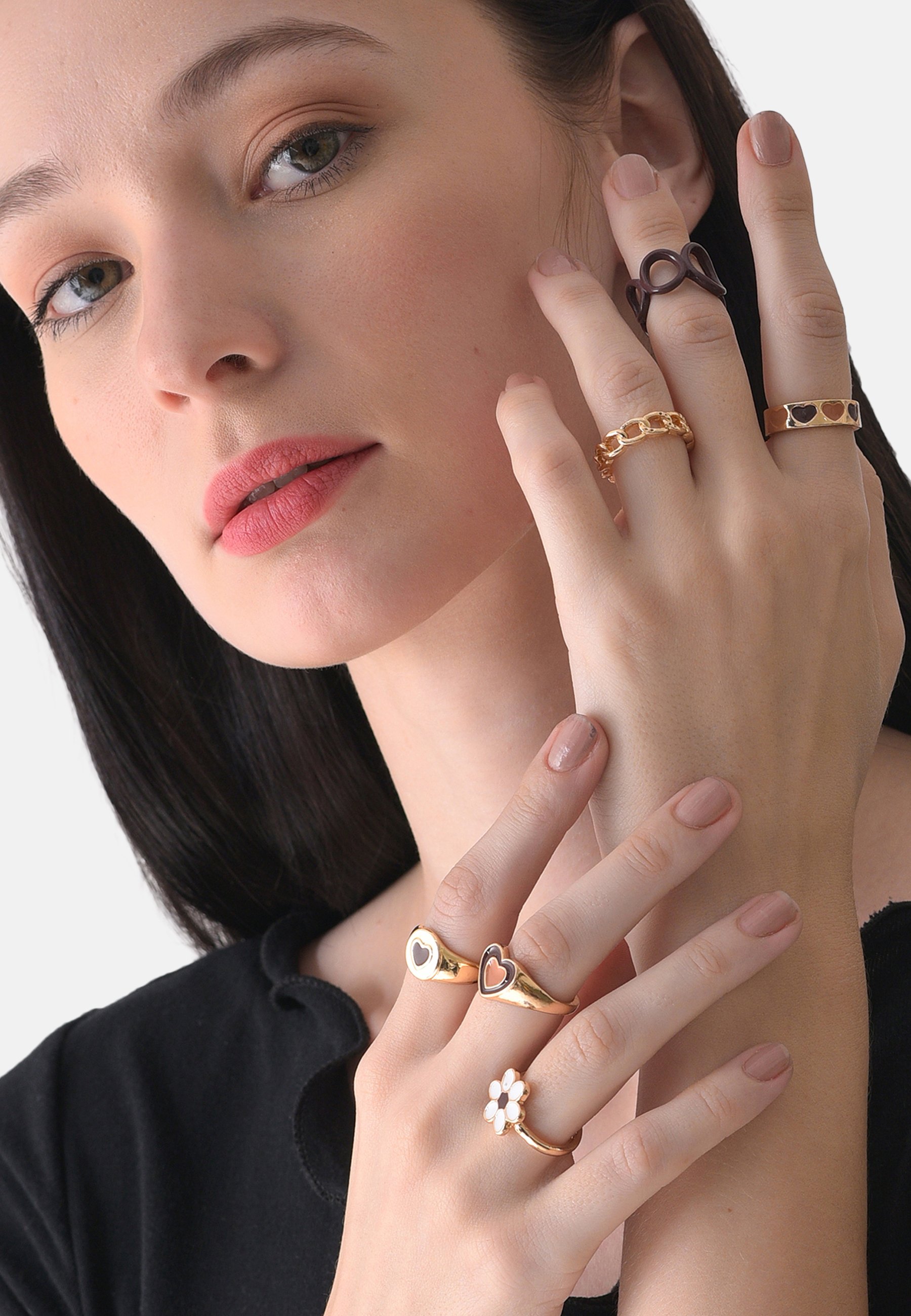 SOHI MCKENZIE MA 6 PACK - Ring - gold coloured/goudkleurig - Zalando.nl