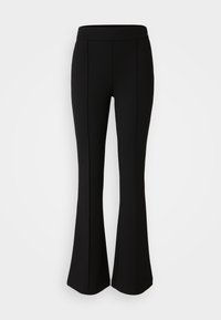 NEW FLARED EVELINA - Trousers - jet black