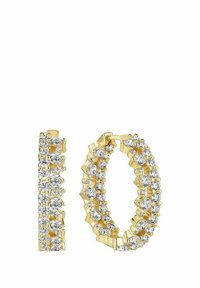 LIVIGNO CREOLO GRANDE - Boucles d'oreilles - gold coloured white