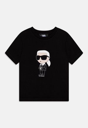 KARL LAGERFELD KIDS SHORT SLEEVES TEE UNISEX - T-shirt imprimé - black
