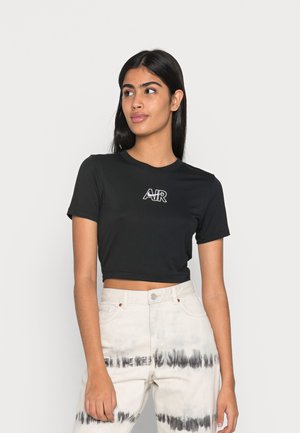 TEE SLIM - Basic T-shirt - black
