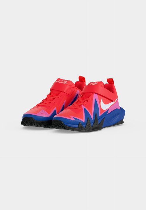 Nike ST DYNAMITE UNISEX - Zapatillas de baloncesto - bright crimson/white/game royal/black/playful pink — photo 3