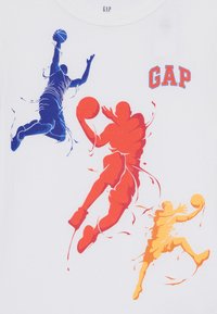 GAP BOYS - T-shirt con stampa - optic white