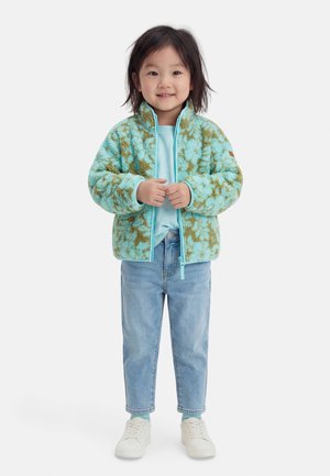 LIKE ELECTRICIT - Flísová bunda - olive/turquoise