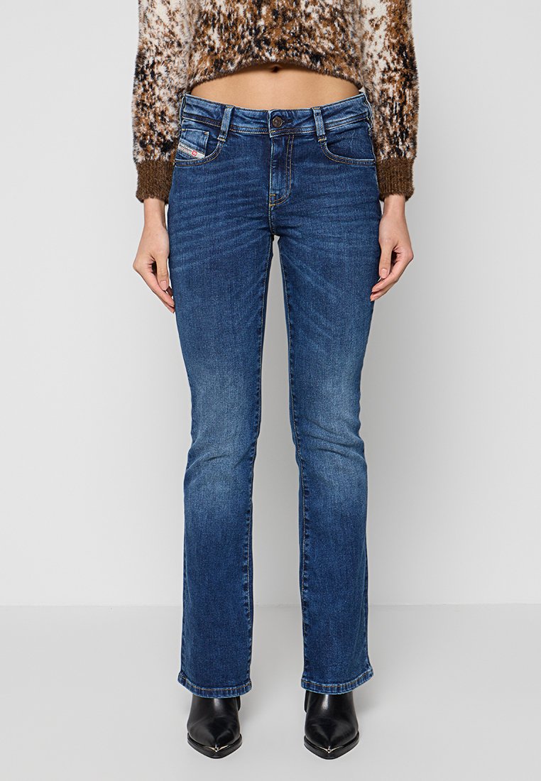 Diesel Bootcut jeans blauw denim/bluedenim