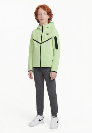 Nike Sportswear Felpa con zip - liquid lime/black