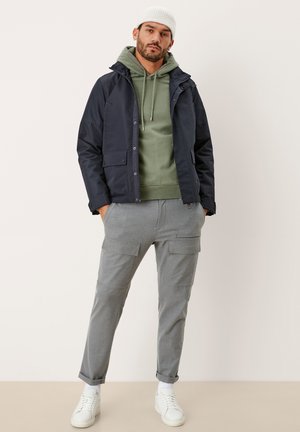 Cargo trousers - grey melange