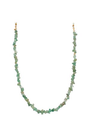 AVENTURIN BEADS GLASSES CHAIN - Collier - gold-coloured
