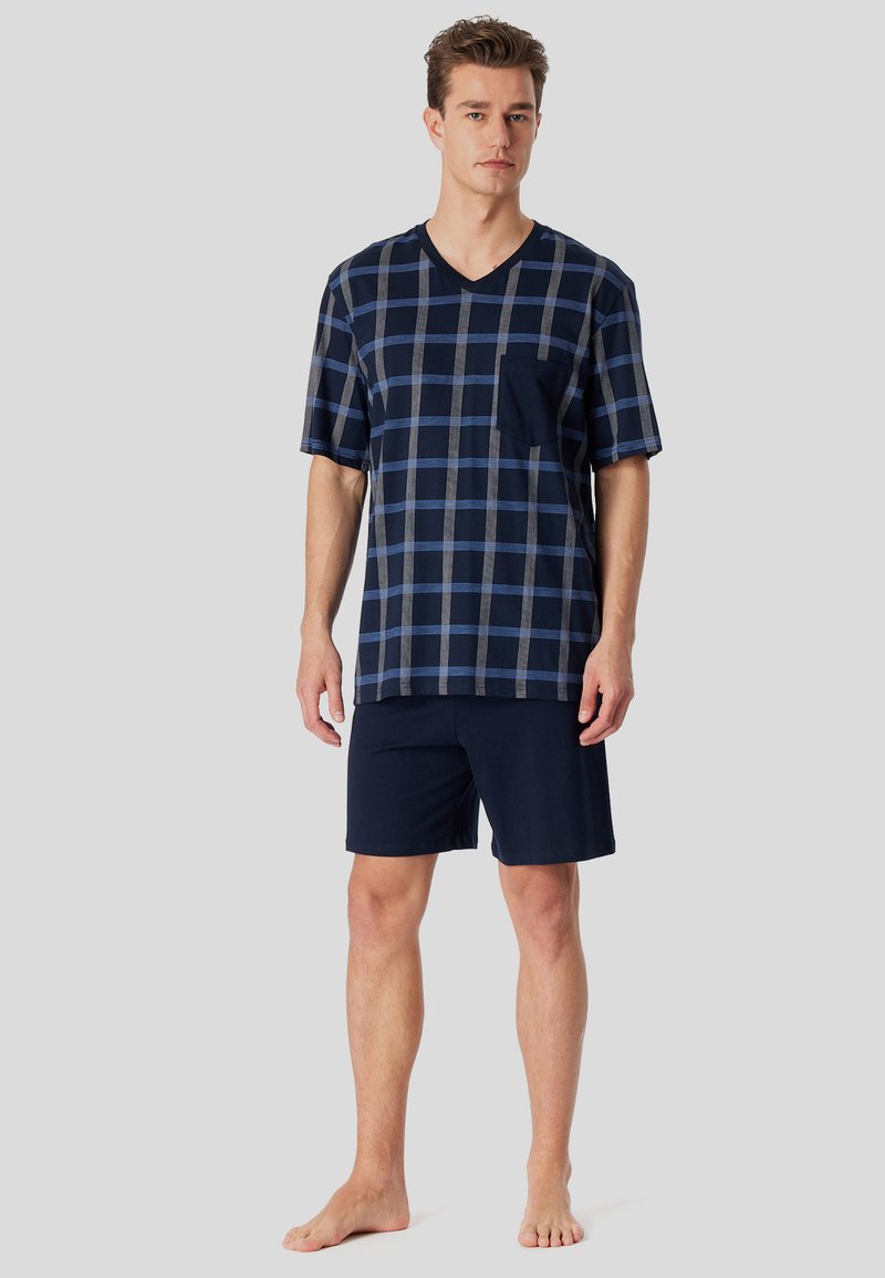 Schiesser SET 2 pcs V-AUSSCHNITT COMFORT  - Pyjama set - nachtblau