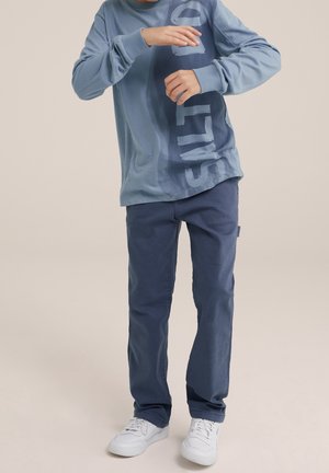 WE Fashion SALTY DOG - Džíny Straight Fit - blue