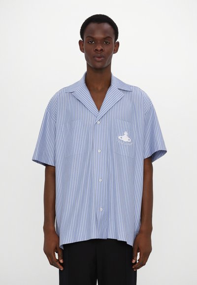 Vivienne Westwood CAMP SHIRT - Vapaa-ajan kauluspaita - white/blue