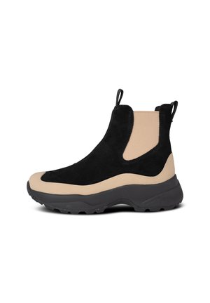 SOLVEIG - Ankle boots - black coffee cream
