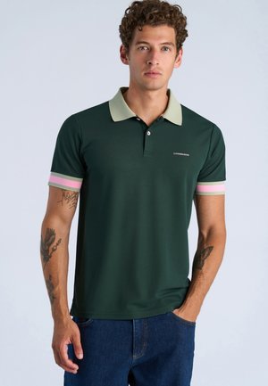 Lindbergh, LINDBERGH FUNCTIONAL POLO PIQUE S/S - Polo shirt - army