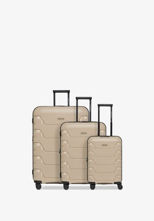 smartbox, EDITION 01 4 ROLLEN KOFFERSET 3-TEILIG MIT DEHNFALTE UNISEX - Kofferset - beige