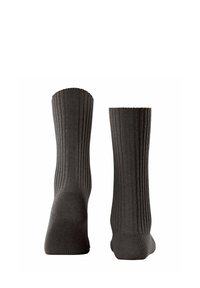 FALKE COSY WOOL BOOT - Calze - dark brown
