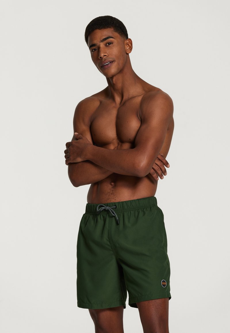 Shiwi - MIKE - Swimming shorts - dark jungle green, Enlarge