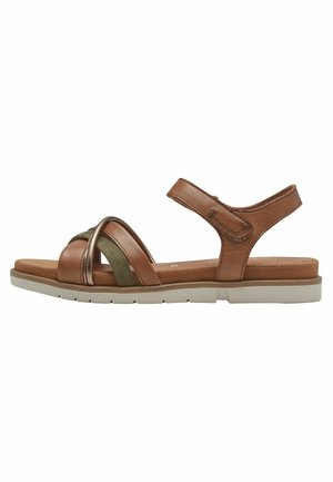 Sandalen - cognac