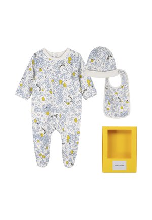 MARC JACOBS KIDS, ENSEMBLE PYJAMA, BONNET ET BAVOIR - Grenouillère - creme