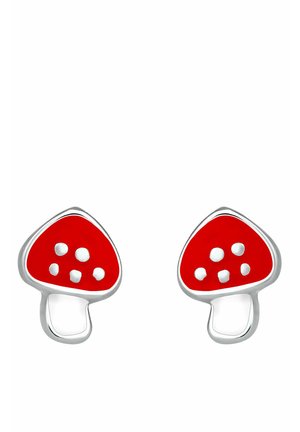 Elli RED MUSHROOM - Kolczyki - silber