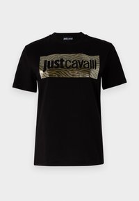 T-shirt con stampa - black