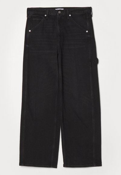RE/DONE PAINTER JEAN - Traperice opuštenog kroja - crafted black
