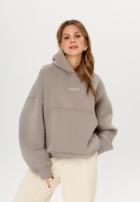MIRONS Felpa con cappuccio - grey