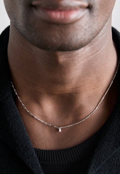 Yvonne Leon COLLIER SOLITAIRE UNISEX - Collier - white gold-coloured