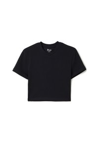 CROP - T-shirt basic - black