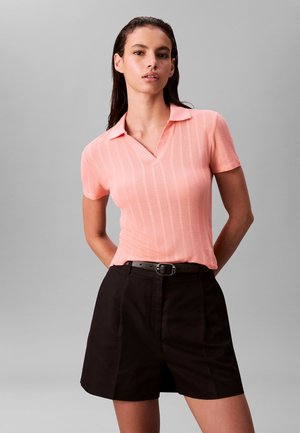 POINTELLE - Poloshirt - powder orange
