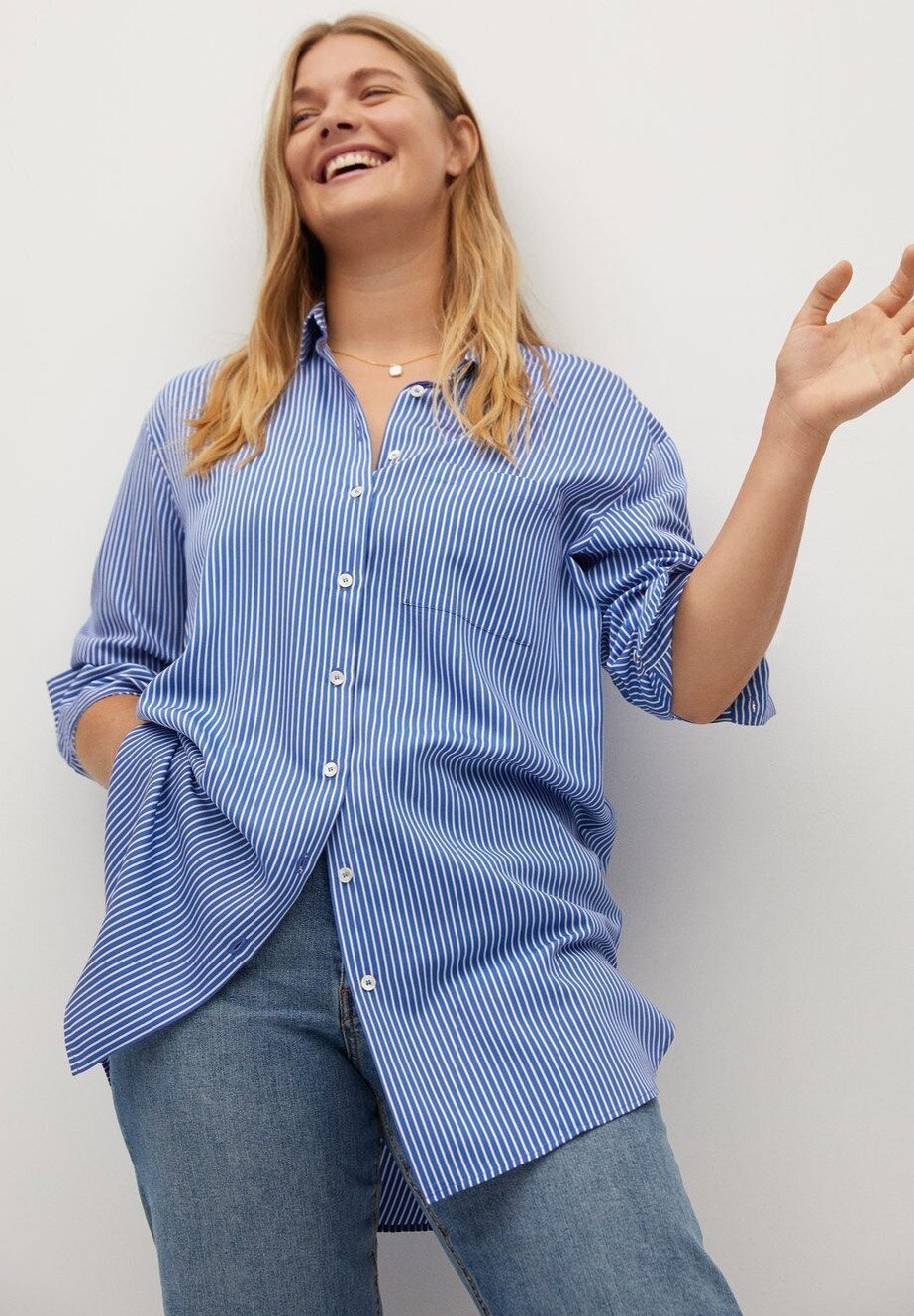 Violeta by Mango CELESTE Camisa blauazul Zalando.es Violeta by Mango CELESTE Camisa blauazul Zalando.es