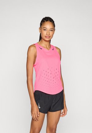 AEROSWIFT SINGLET - Topper - hyper pink/black