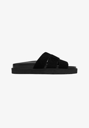Gino Rossi, GINO ROSSI WOMEN'S BLACK FLIP-FLOPS - Tagant lahtised kingad - black