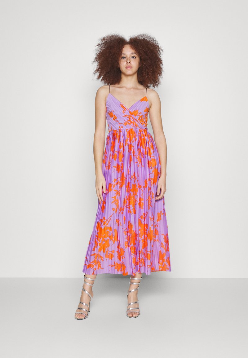 ONLY ONLELEMA S/L Robe longue purple rose botanical/violet ZALANDO.FR