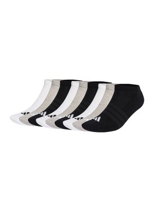 UNISEX CUSHIONED ESSENTIALS LOW CUT SOCKS 9 PAIR PACK - Füßlinge - 803 - grey white black