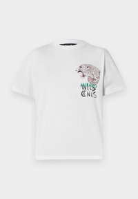 TIGER HEAD - Print T-shirt - white