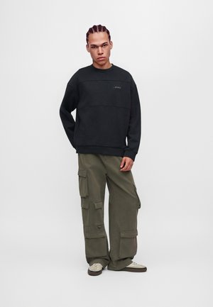 ARKK Copenhagen, PANEL CREW UNISEX - Суитшърт - black