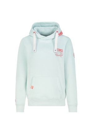 EIGHT 2 NINE MIT KÜSTENBACKPRINT - Hoodie - light-green