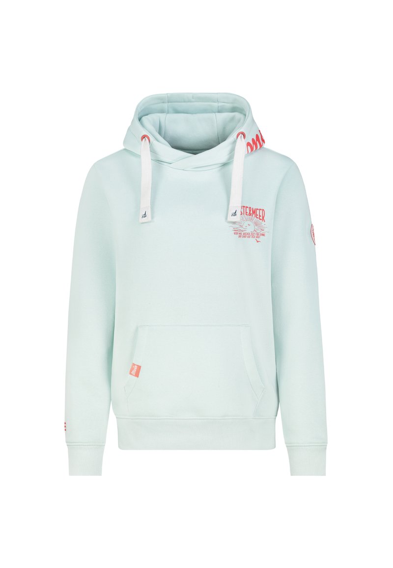 Eight 2 Nine EIGHT 2 NINE MIT KÜSTENBACKPRINT - Kapuzenpullover - light ...