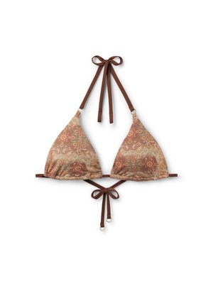 Calzedonia, ETHNIC BOHO TRIANGLE - Top de bikini - brown