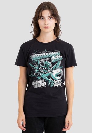 LILO & STITCH EXPERIMEN - Print T-shirt - black
