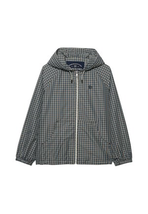 Superdry & Co, SUPERDRY CHECKED RAGLAN WINDBREAKER JACKET.. - Lichte jas - mini brown check