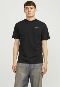 Jack & Jones GEDRUCKT RUNDHALS - T-shirt print - black