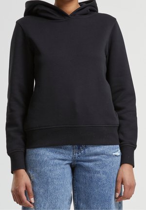 Jersey con capucha - black