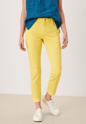 Slim fit jeans - yellow stretched d