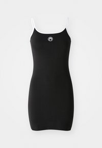 MOON LOGO MINI DRESS - Džersejové šaty - black