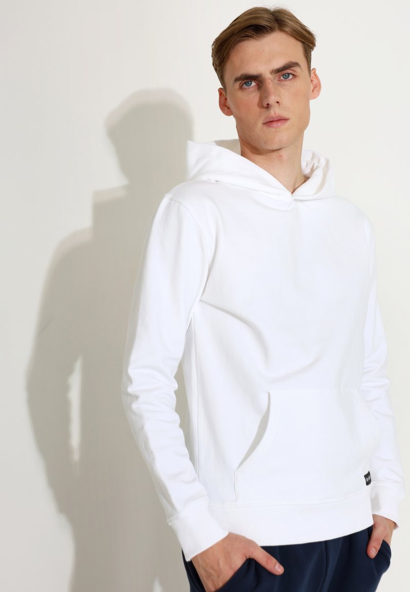 Carlheim EVERYDAY COMFORT JOEL - Džemperis ar kapuci - white