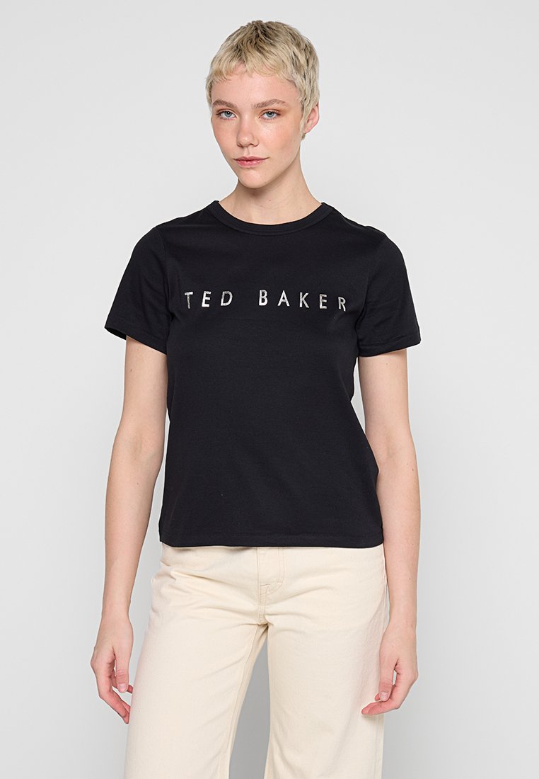 Ted Baker T-shirt print zwart